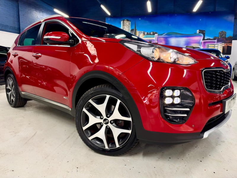2017 Kia Sportage 1.6 T-Gdi Gt-Line Dct AWD Euro 6 5dr in Red — image 1