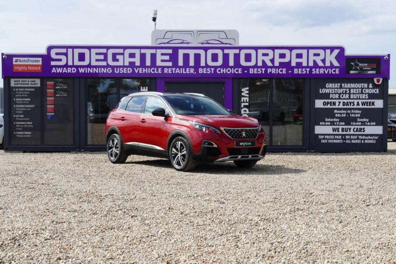 2018 Peugeot 3008 1.6 Thp Gt Line Eat Euro 6 (s/s) 5dr in Red — image 1