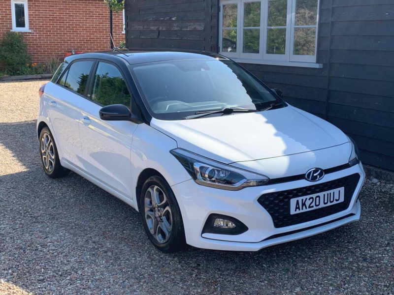 2020 Hyundai I20 1.0 T-Gdi Play Euro 6 (s/s) 5dr in White — image 1