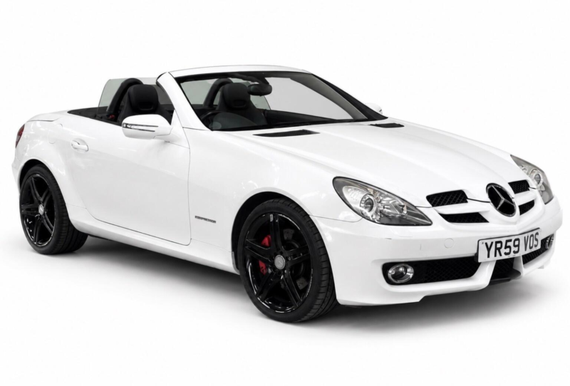 2009 Mercedes-Benz Slk 1.8 Slk200k Tiptronic Euro 4 2dr in White — image 1