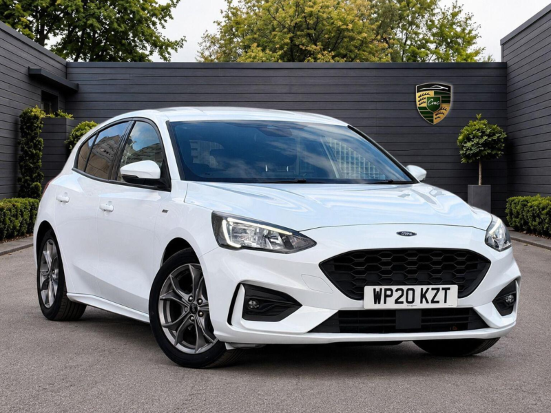 2020 Ford Focus 1.0t Ecoboost St-Line Euro 6 (s/s) 5dr in White — image 1