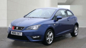 2016 SEAT Ibiza 1.4 Tdi Fr Sport Coupe Euro 6 (s/s) 3dr in Blue — image 3