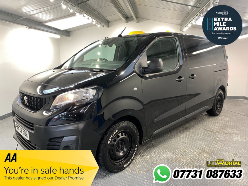 2022 Peugeot Expert 1.5 Bluehdi 1000 Professional Premium Standard Panel Van 6dr Diesel Manual Mwb Euro 6 (s/s) (100 Bhp) in Black — image 1