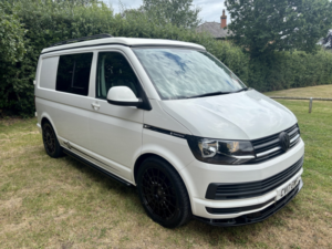 2017 Volkswagen Transporter T6 2.0 Tdi Custom Camper Van 102 4 Berth Swb Eu6 Ulez in White — image 2