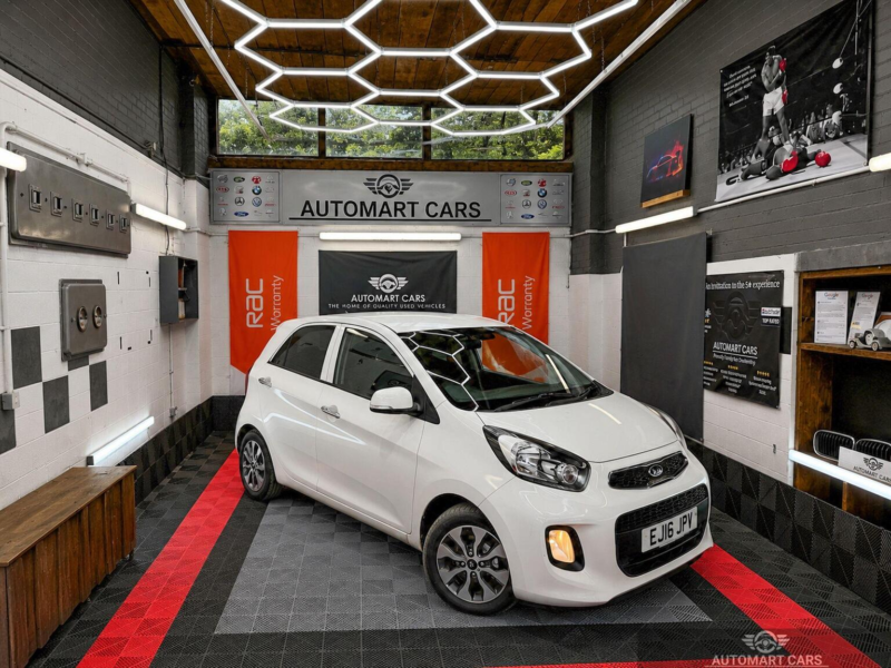 2016 Kia Picanto 1.25 Ecodynamics 2 Euro 6 (s/s) 5dr in White — image 1