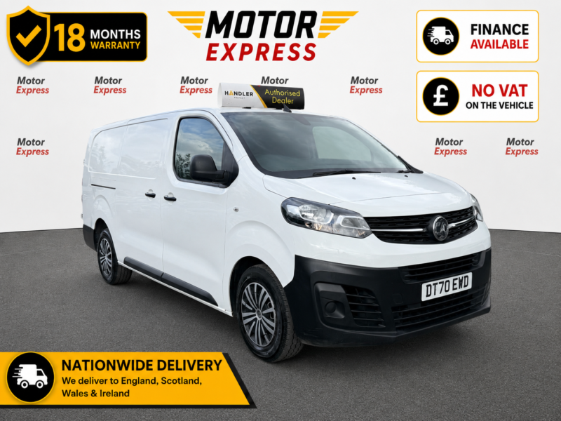 2021 Vauxhall Vivaro 1.5 Turbo D 2900 Dynamic in White — image 1
