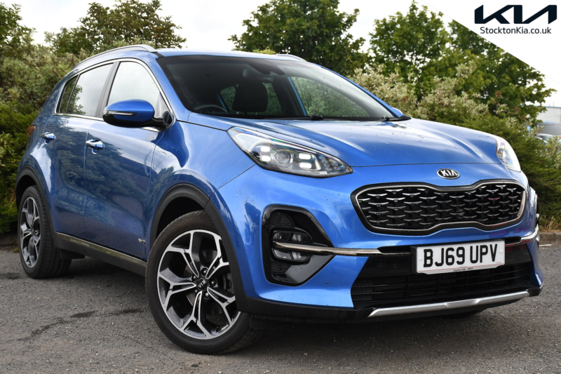 2019 Kia Sportage 1.6 T-Gdi Gt-Line SUV 5dr Petrol Dct AWD Euro 6 (s/s) (174 Bhp) in Blue — image 1