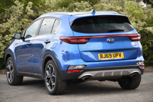 2019 Kia Sportage 1.6 T-Gdi Gt-Line SUV 5dr Petrol Dct AWD Euro 6 (s/s) (174 Bhp) in Blue — image 3