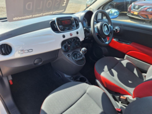 2016 Fiat 500 1.2 Pop Euro 6 (s/s) 3dr in White — image 3