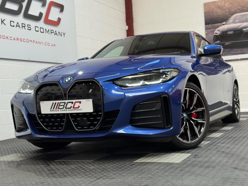 2023 BMW I4 40 83.9kwh M Sport Gran Coupe Auto Edrive 5dr in Blue — image 1