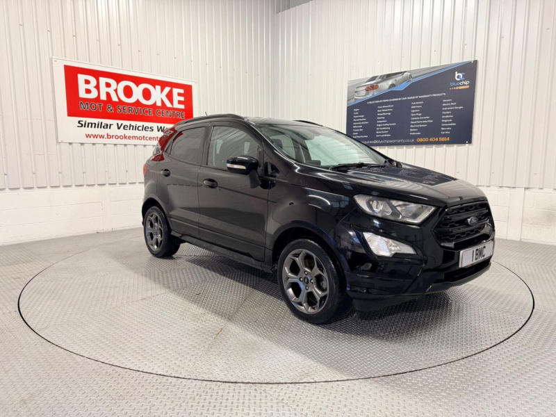 2018 Ford Ecosport 1.0t Ecoboost St-Line Euro 6 (s/s) 5dr in Black — image 1