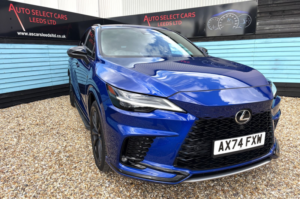 2025 Lexus Rx 2.4 500h Turbo F Sport SUV 5dr Petrol Hybrid Auto Direct4 Euro 6 (s/s) (370 Ps) in Blue — image 2