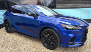 2025 Lexus Rx 2.4 500h Turbo F Sport SUV 5dr Petrol Hybrid Auto Direct4 Euro 6 (s/s) (370 Ps) in Blue — image 3