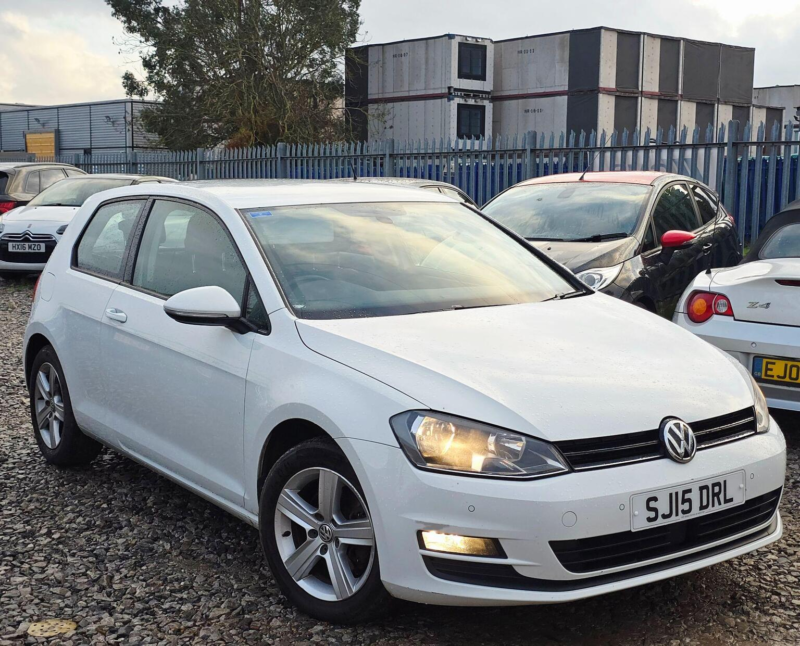 2015 Volkswagen Golf 1.4 Tsi Bluemotion Tech Match Euro 6 (s/s) 3dr in White — image 1
