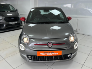 2022 Fiat 500 1.0 Mhev Red Euro 6 (s/s) 3dr in Grey — image 3
