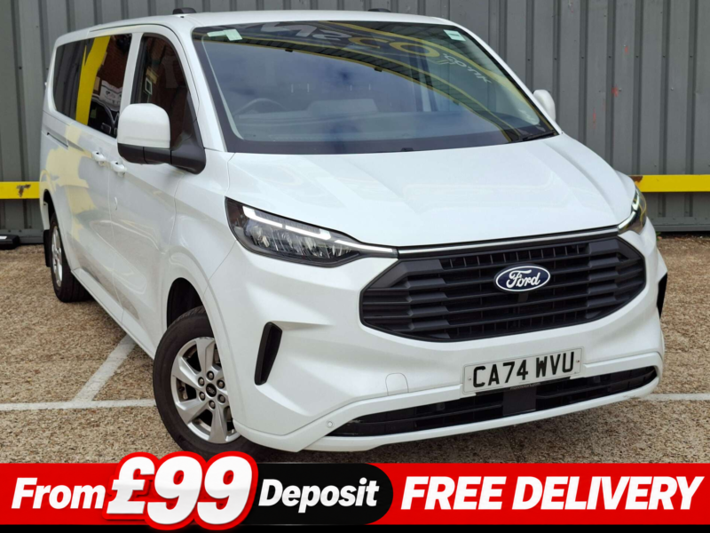 2025 Ford Transit Custom 2.0 320 Ecoblue Limited Kombi Double Cab 5dr Diesel Manual L2 H1 Euro 6 (s/s) (136 Ps) in White — image 1