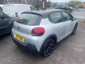 2017 Citroen C3 1.2 Puretech Feel Hatchback 5dr Petrol Manual Euro 6 (82 Ps) in Silver — image 3
