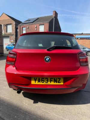 2014 BMW 1 Series 2.0 116d Sport 3 Door in Red — image 3