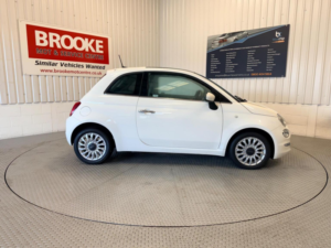 2018 Fiat 500 1.2 Lounge Euro 6 (s/s) 3dr in White — image 6