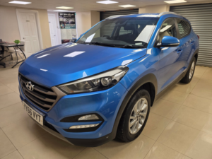 2016 Hyundai Tucson 1.7 Crdi Blue Drive Se Nav SUV 5dr Diesel Manual Euro 6 (s/s) (116 Ps) in Blue — image 2