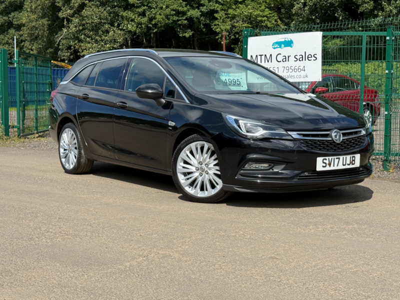 2017 Vauxhall Astra 1.6 Cdti Blueinjection Sri Nav Sports Tourer 5dr Diesel Manual Euro 6 (s/s) (136 Ps) in Black — image 1