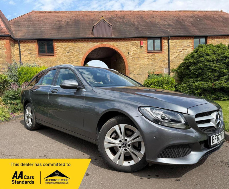 2018 Mercedes-Benz C Class 2.0 C200 Se Executive Edition G-Tronic+ Euro 6 (s/s) 5dr in Grey — image 1