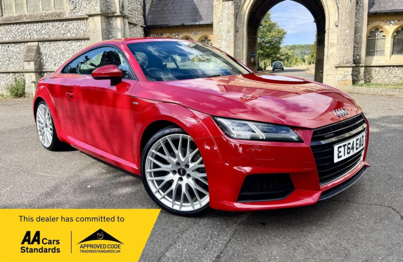 2015 Audi Tt 2.0 Tfsi S Line S Tronic Quattro Euro 6 (s/s) 3dr in Red — image 1