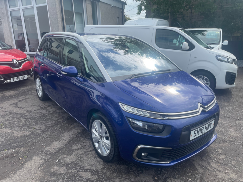 2018 Citroen Grand C4 Picasso 1.6 Bluehdi Feel MPV 5dr Diesel Manual Euro 6 (s/s) (120 Ps) in Blue — image 1