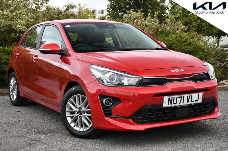 2021 Kia Rio 1.2 2 Hatchback 5dr Petrol Manual Euro 6 (s/s) (83 Bhp) in Red — image 1