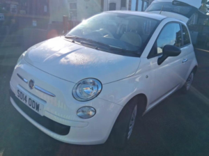 2014 Fiat 500 1.2 Pop Euro 6 (s/s) 3dr in White — image 2