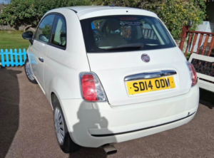 2014 Fiat 500 1.2 Pop Euro 6 (s/s) 3dr in White — image 3