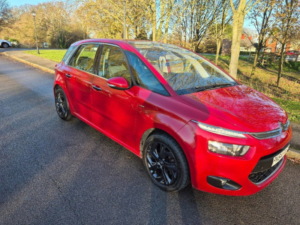 2014 Citroen C4 Picasso 1.6 E-Hdi Exclusive MPV 5dr Diesel Manual Euro 5 (s/s) (115 Ps) in Red — image 3