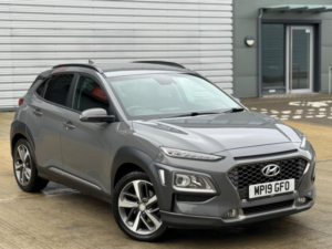 2019 Hyundai Kona 1.6 Crdi Premium Dct Euro 6 (s/s) 5dr in Grey — image 5