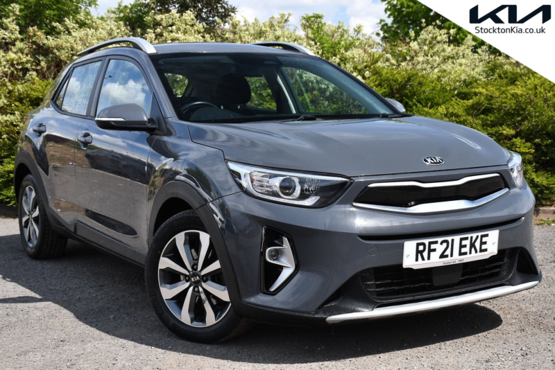 2021 Kia Stonic 1.0 T-Gdi 2 SUV 5dr Petrol Manual Euro 6 (s/s) (99 Bhp) in Grey — image 1