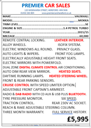 2015 Vauxhall Mokka 1.4 I Turbo Se in Silver — image 4