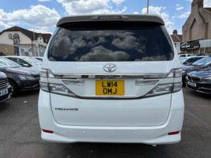 2014 Toyota Vellfire 2.4 Petrol Auto 8 Seats Verified Miles Fresh Import Finance Avb in White — image 6