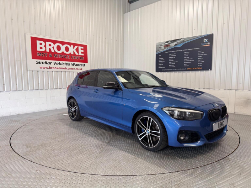 2019 BMW 1 Series 1.5 118i Gpf M Sport Shadow Edition Euro 6 (s/s) 5dr in Blue — image 1