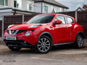 2018 Nissan Juke 1.2 Dig-T Tekna Euro 6 (s/s) 5dr in Red — image 3