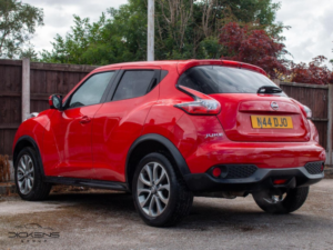 2018 Nissan Juke 1.2 Dig-T Tekna Euro 6 (s/s) 5dr in Red — image 5