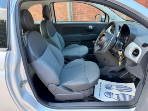 2011 Fiat 500 0.9 Twinair Lounge Euro 5 (s/s) 3dr in Silver — image 3
