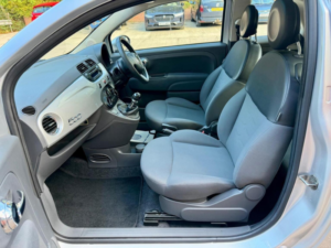 2011 Fiat 500 0.9 Twinair Lounge Euro 5 (s/s) 3dr in Silver — image 5