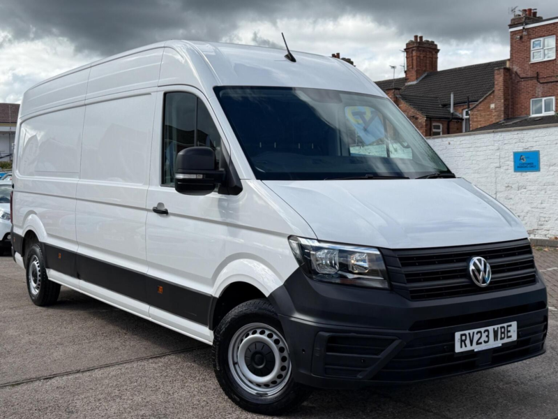 2023 Volkswagen Crafter 2.0 Tdi Cr35 Trendline Fwd Lwb High Roof Euro 6 (s/s) 5dr in White — image 1