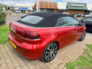 2012 Volkswagen Golf 2.0 Tdi Bluemotion Tech Gt Cabriolet Euro 5 (s/s) 2dr in Red — image 6