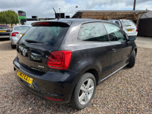 2017 Volkswagen Polo 1.0 Bluemotion Tech Match Edition Hatchback 3dr Petrol Manual Euro 6 (s/s) (60 Ps) in Black — image 2