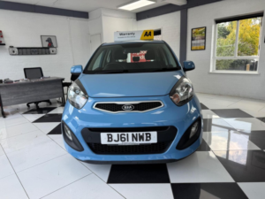 2011 Kia Picanto 1.0 1 Air Euro 5 5dr in Blue — image 2