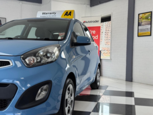 2011 Kia Picanto 1.0 1 Air Euro 5 5dr in Blue — image 5