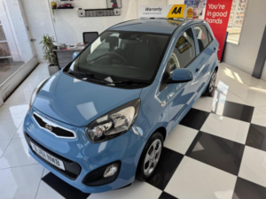 2011 Kia Picanto 1.0 1 Air Euro 5 5dr in Blue — image 6