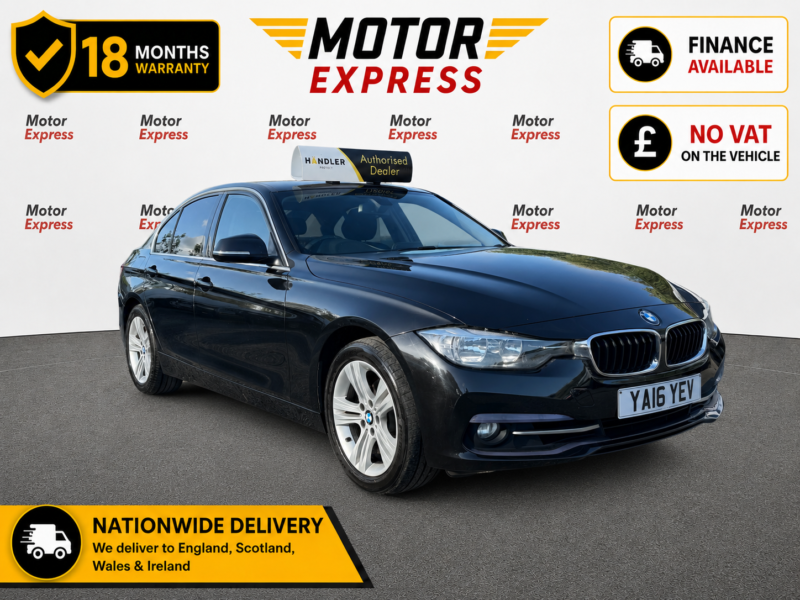 2016 BMW 3 Series 2.0 320i Sport Saloon in Black — image 1