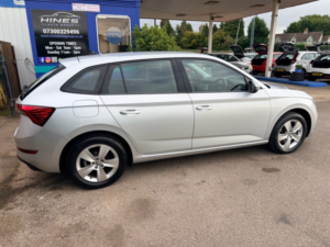 2019 Skoda Scala 1.0 Tsi Se Hatchback 5dr Petrol Manual Euro 6 (s/s) (115 Ps) in Silver — image 2