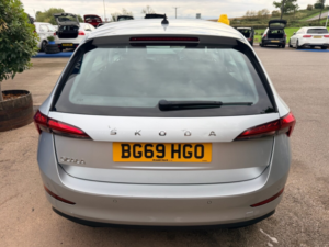 2019 Skoda Scala 1.0 Tsi Se Hatchback 5dr Petrol Manual Euro 6 (s/s) (115 Ps) in Silver — image 3
